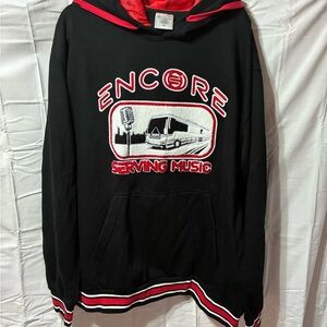 Encore Black and Red Men's Sweatshirt
